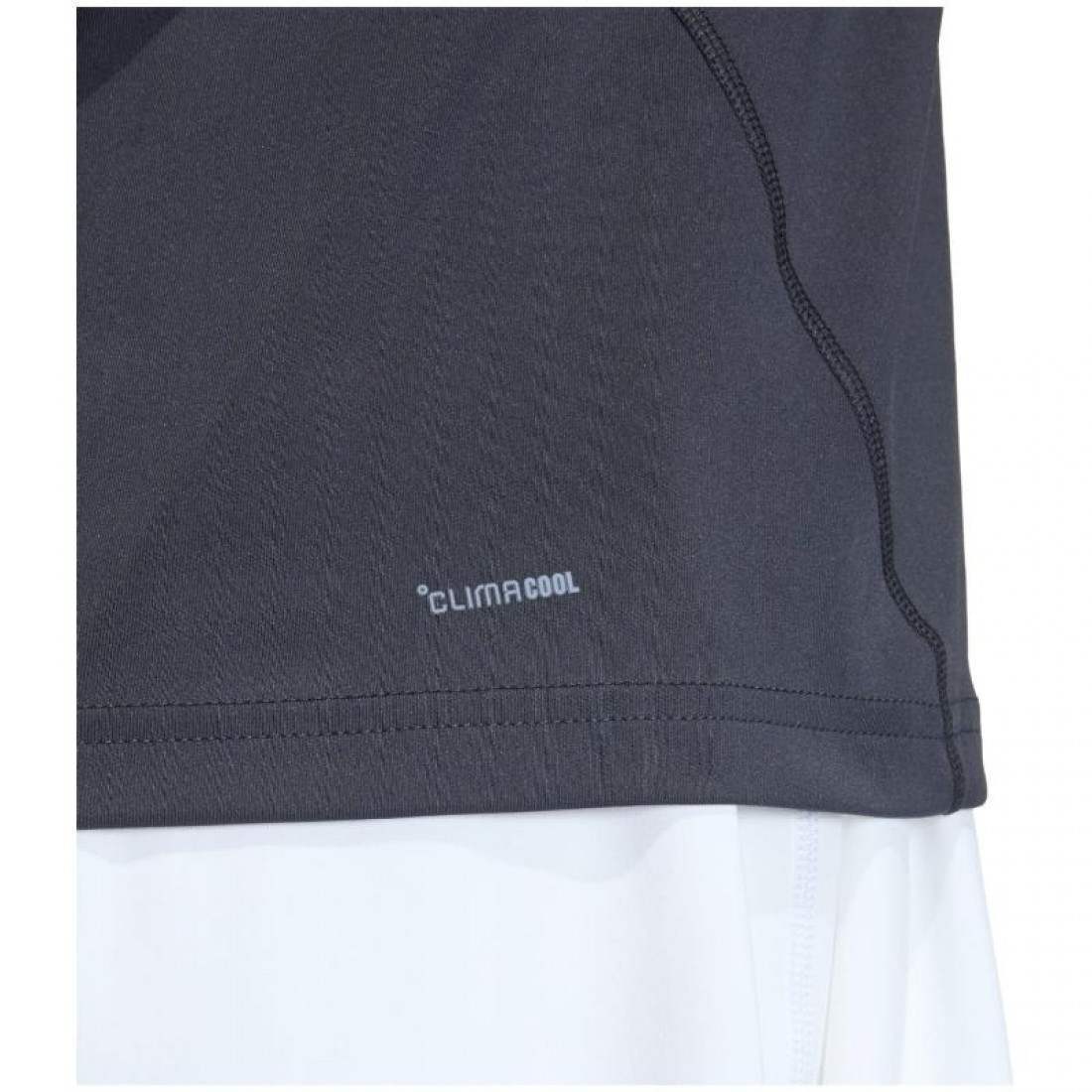 Camiseta Adidas Club Negro Antracita Mujer
