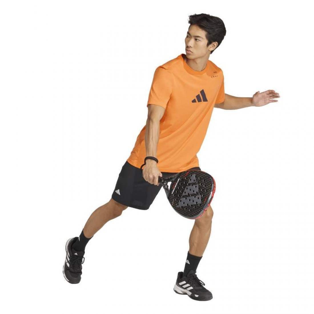 Camiseta Adidas Padel Graphic Naranja
