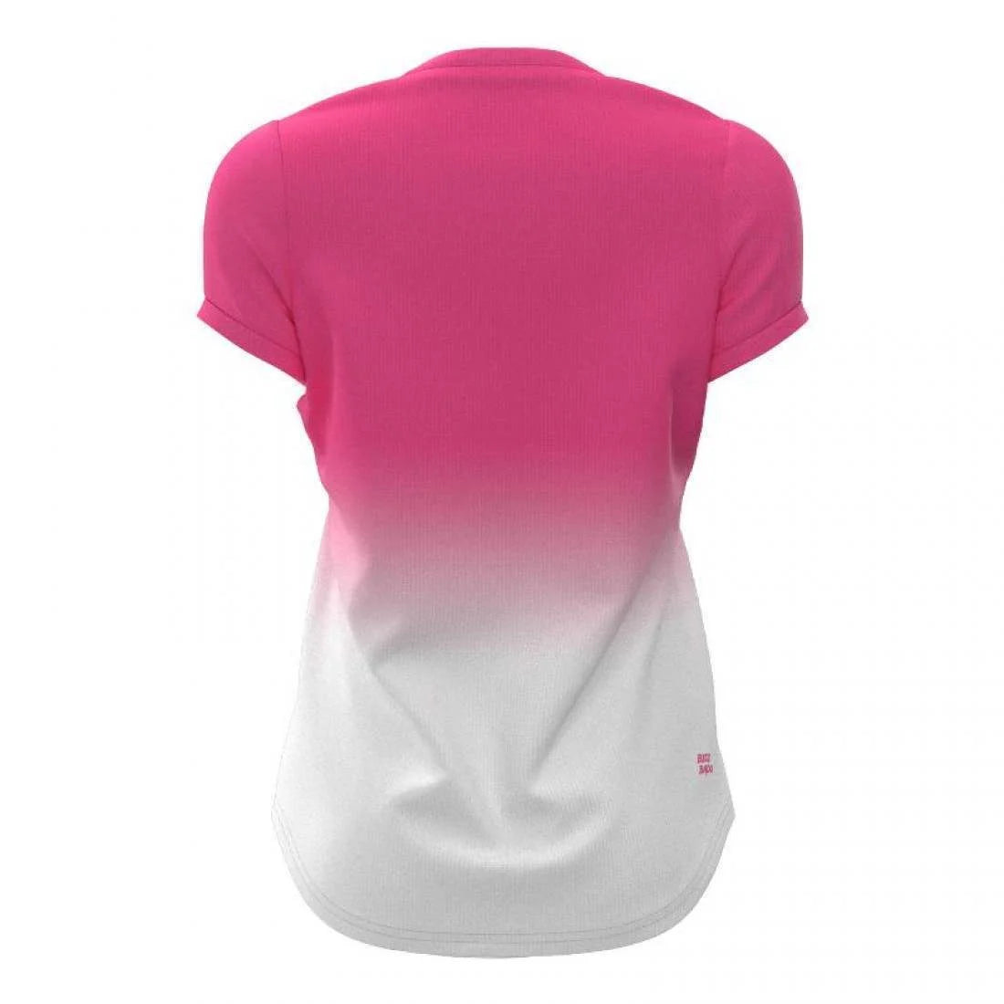 Bidi Badu Crew Gradiant Tee Rose Blanc T-Shirt Femme