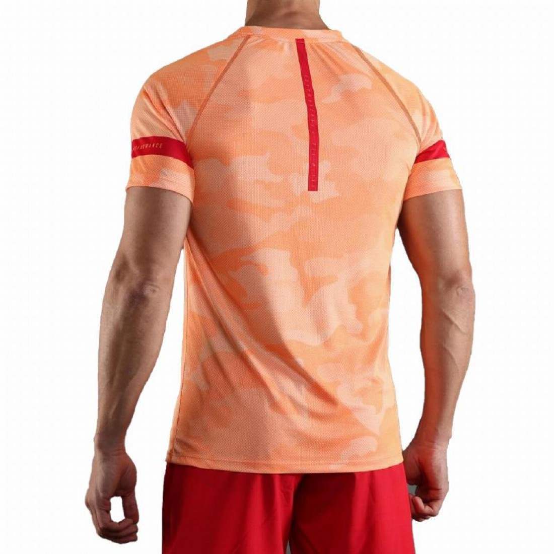 T-shirt Orange camouflage endless