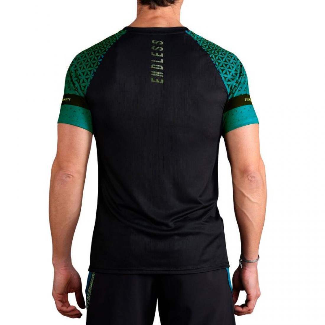 T-shirt Endless Feisty Geo Noir Pétrole