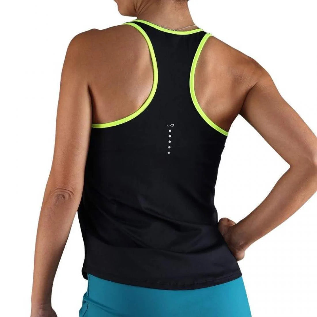 T-shirt Endless Speed V Noir Pétrole