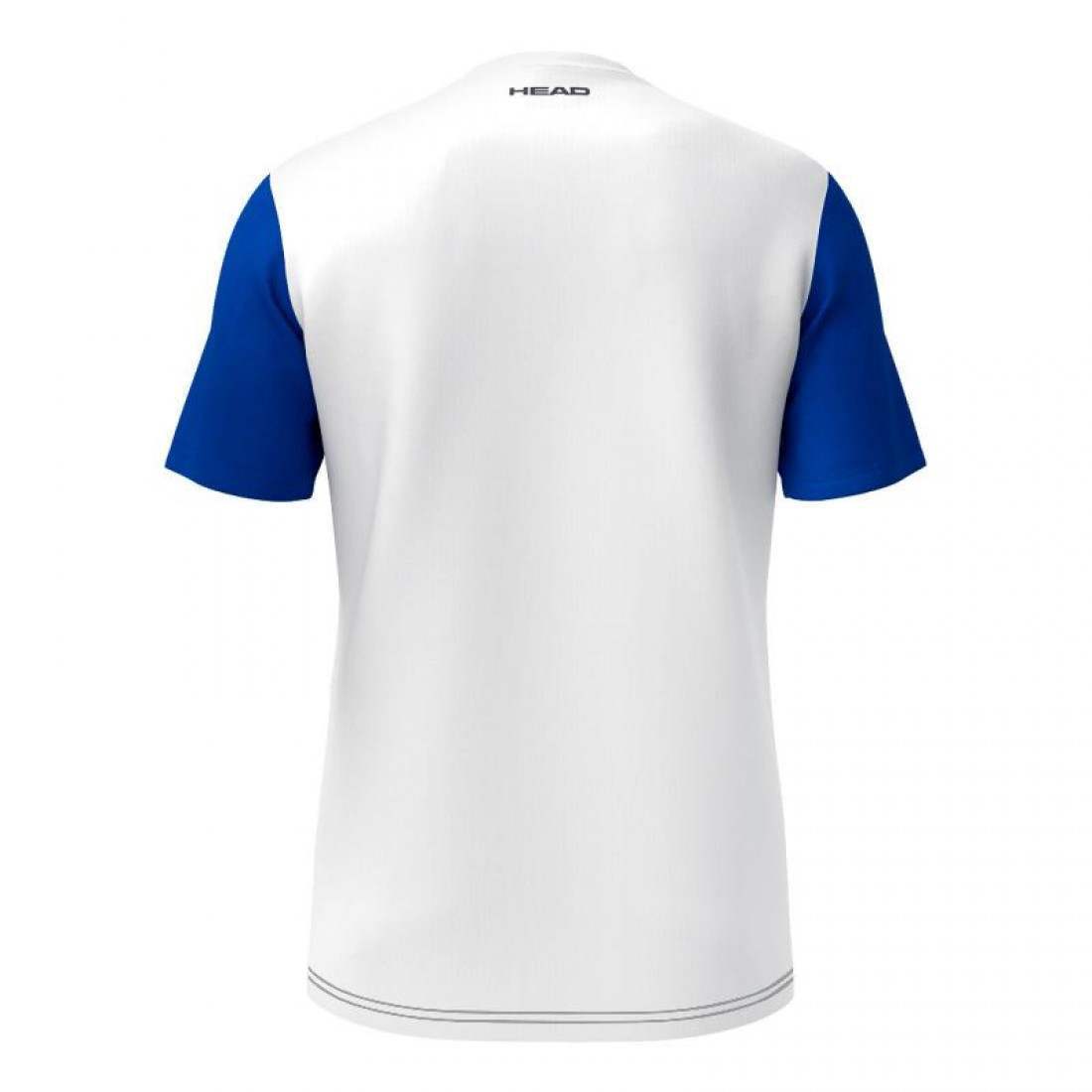 Camiseta Head Club 25 Tech Blanco Azul Royal