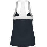 Camiseta Head Play Tech Azul Marino Blanco Mujer