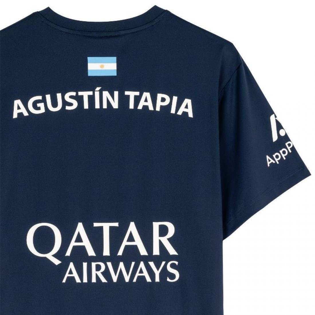 Nox Agustin Tapia sponsorise le T-shirt AT10 Bleu 2024