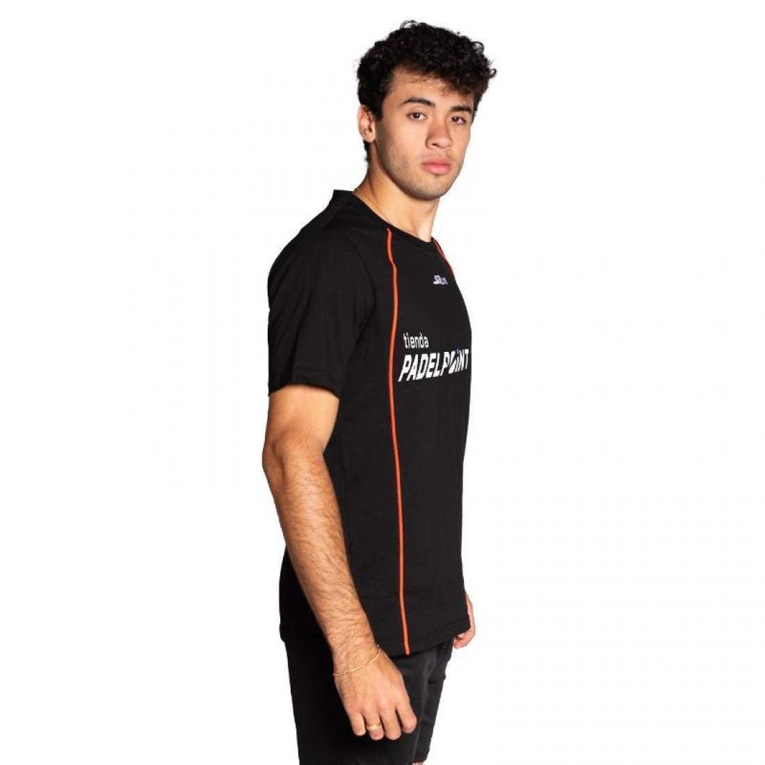 Camiseta Siux Leo Augsburger Fenix Negro Naranja