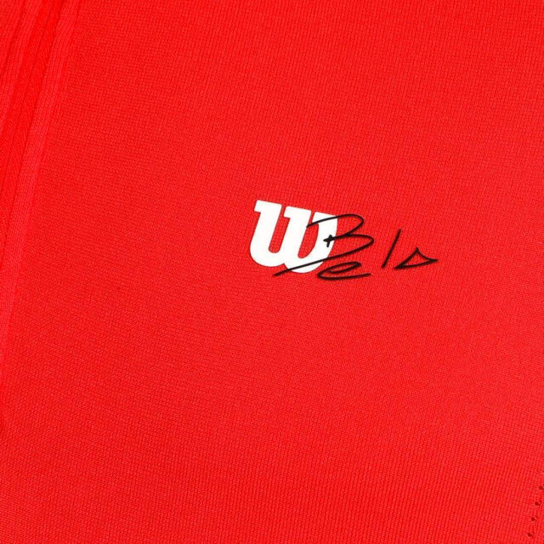 Camiseta Wilson Bela Seamless Ziphnly 2.0 Rojo - Barata Oferta Outlet