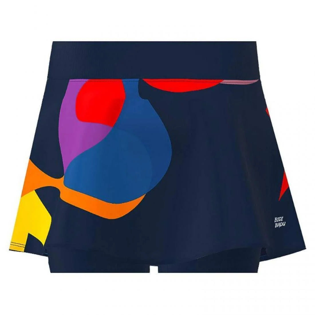 Bidi Badu Twiggy Jupe Imprimée Ondulée Bleu Foncé Mix