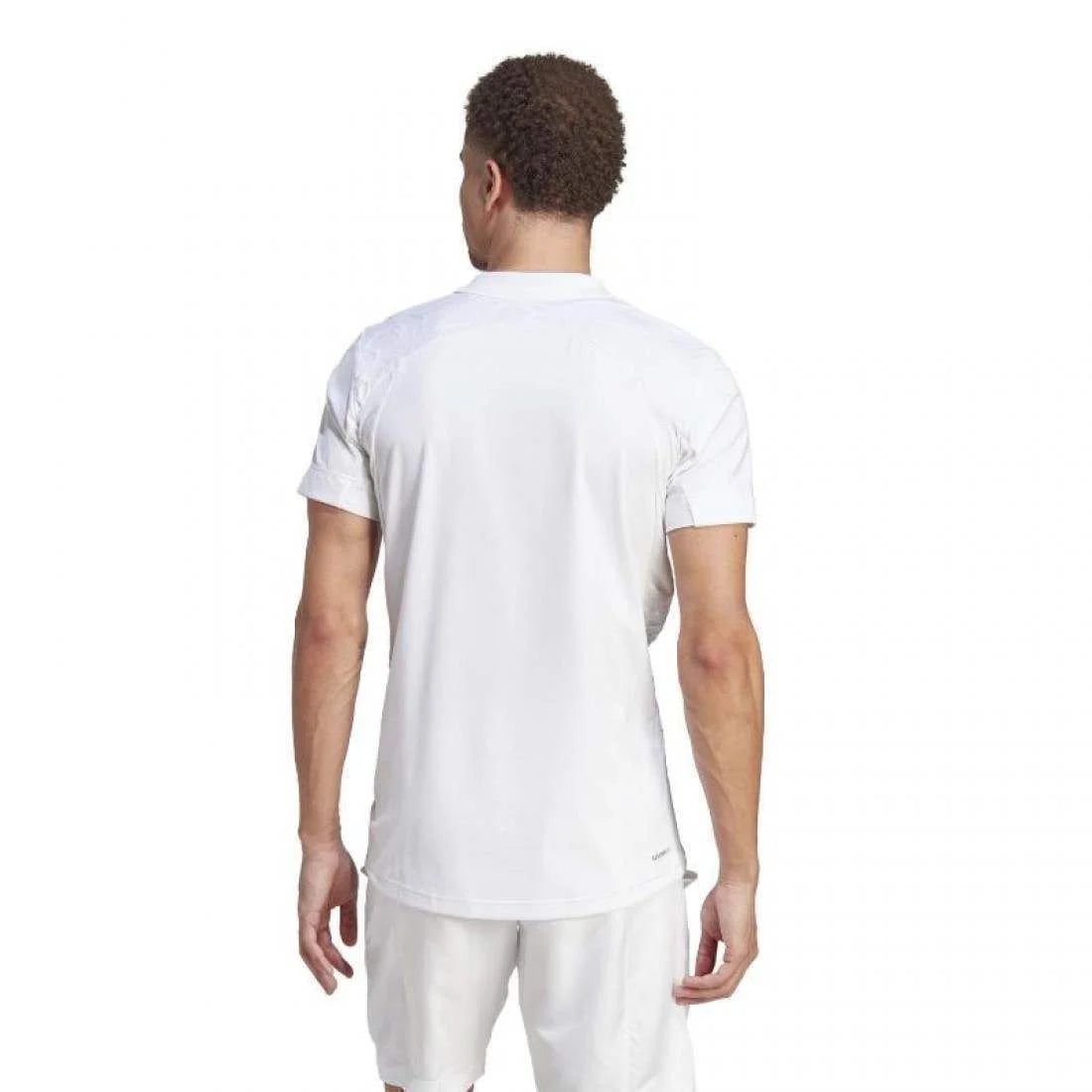 Polo Adidas Aeroready Freelift Pro blanc
