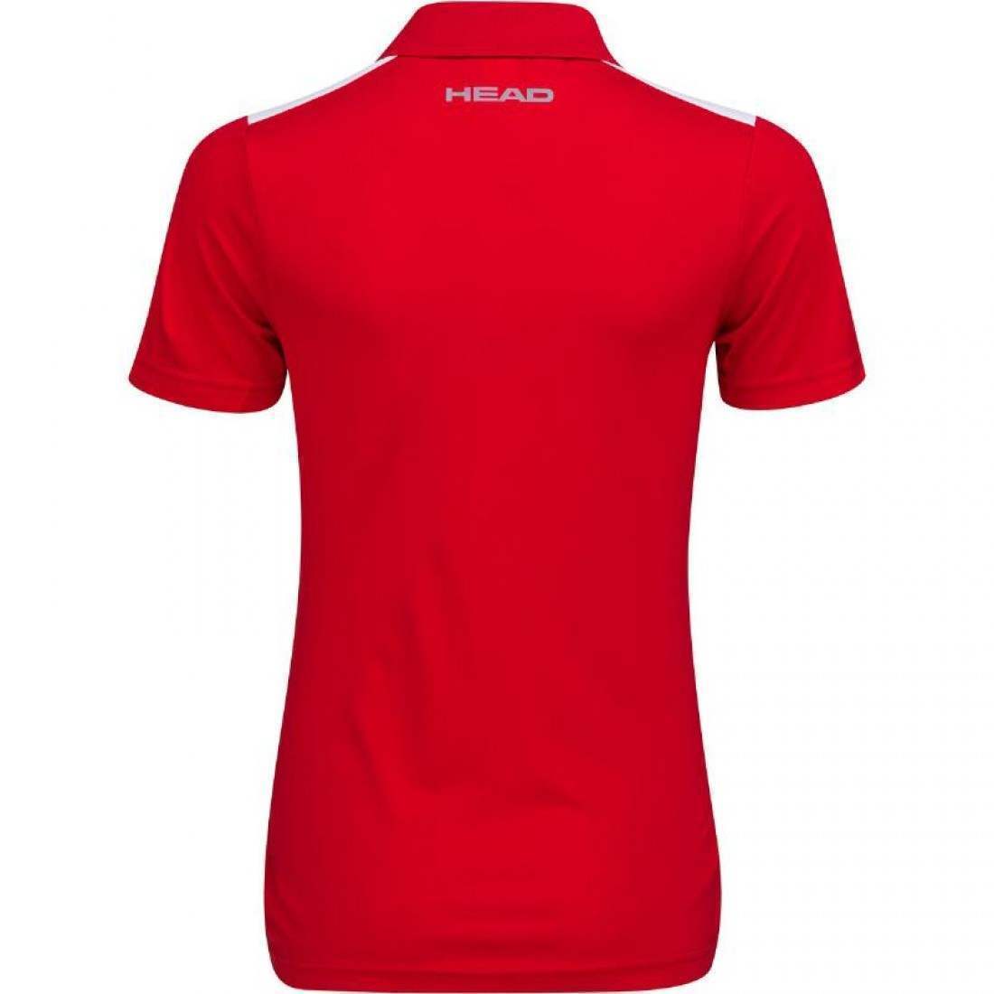Polo Head Club 22 Blanco Rojo Mujer