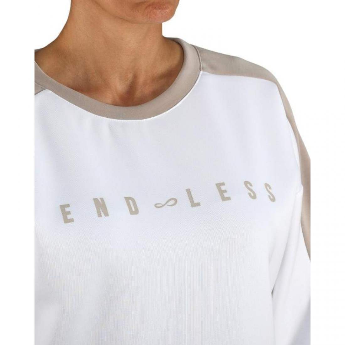 Sudadera Endless Halo Blanco Delave