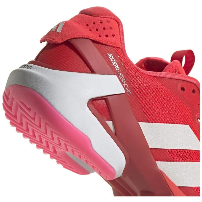 Adidas Adizero Ubersonic 5 Red White Pink Women's Sneakers - Image 8