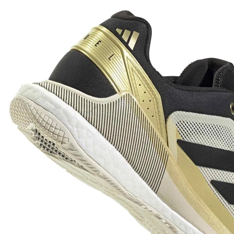 Adidas Crazyquick Boost Padel Blanc, Noir Doré - Image 8