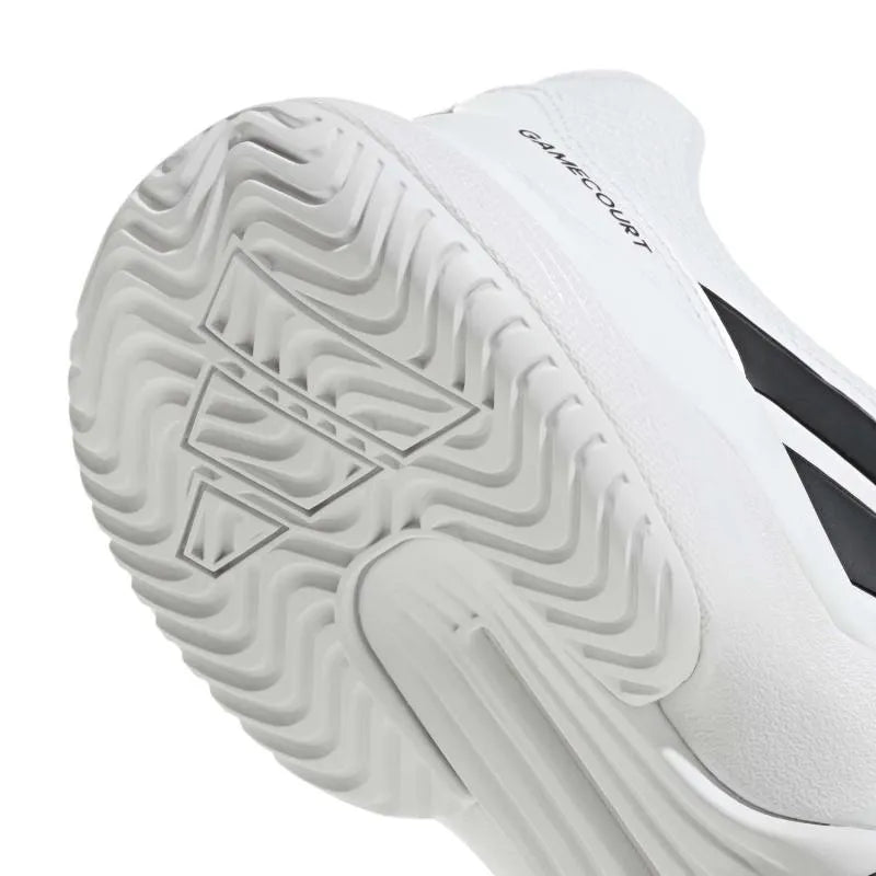 Adidas GameCourt 3 Baskets Noires Blanches - Image 6