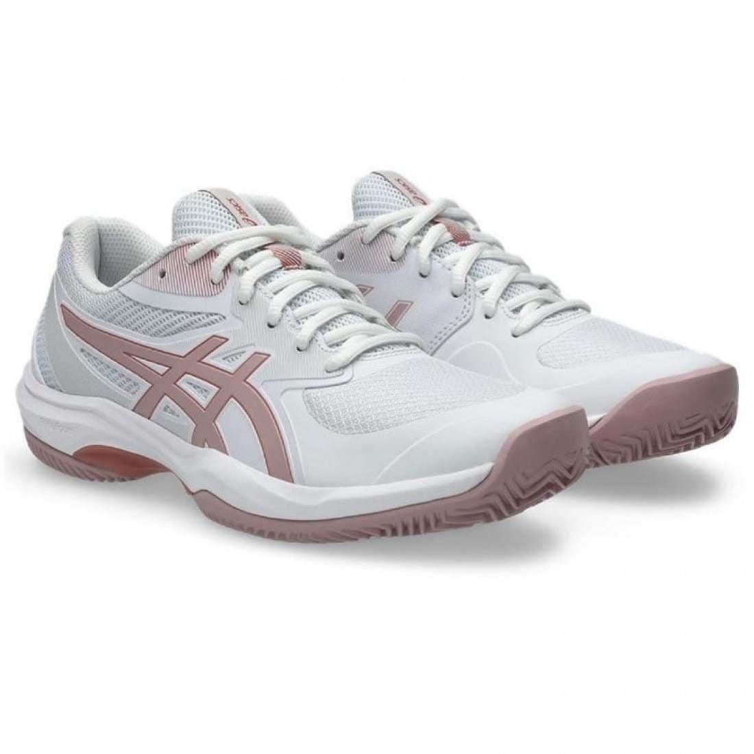 Zapatillas Asics Game FF Clay White Pink Morganite Women''''s Sneakers