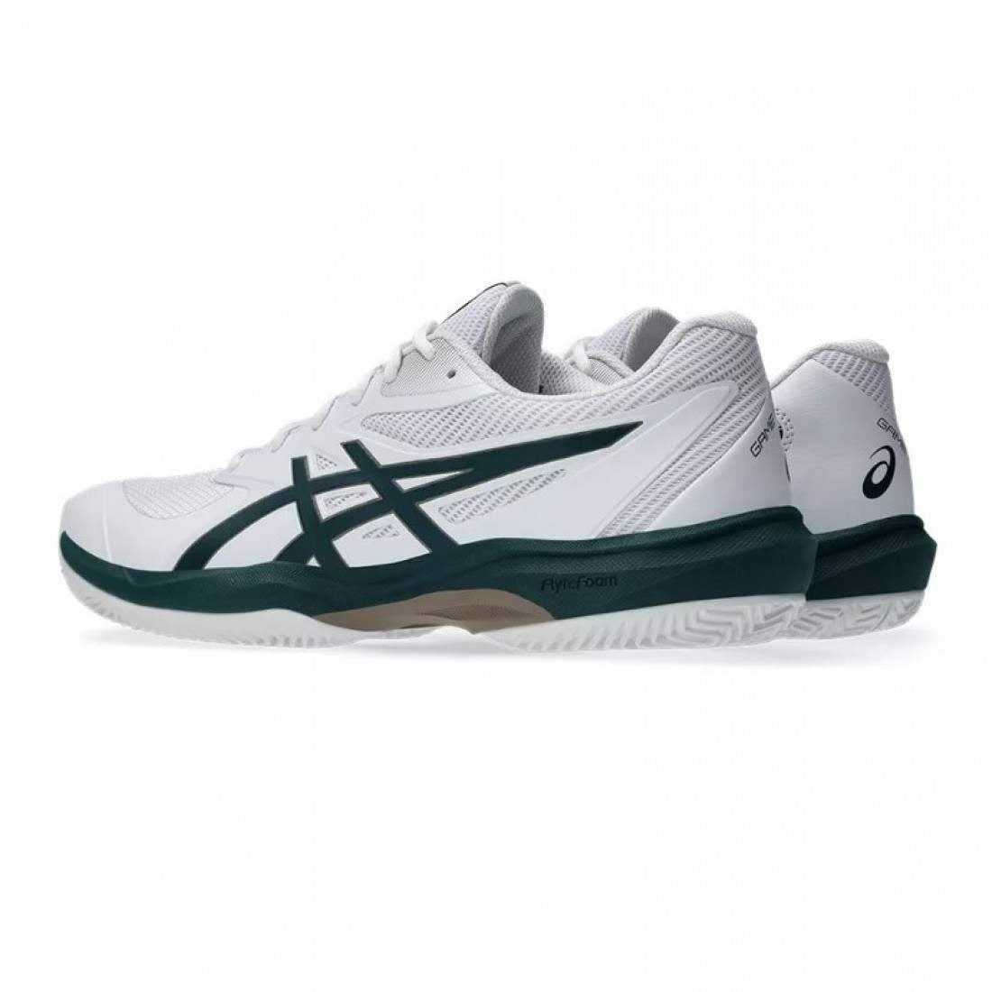 Zapatillas Asics Game FF Clay White Green Saxon Sneakers
