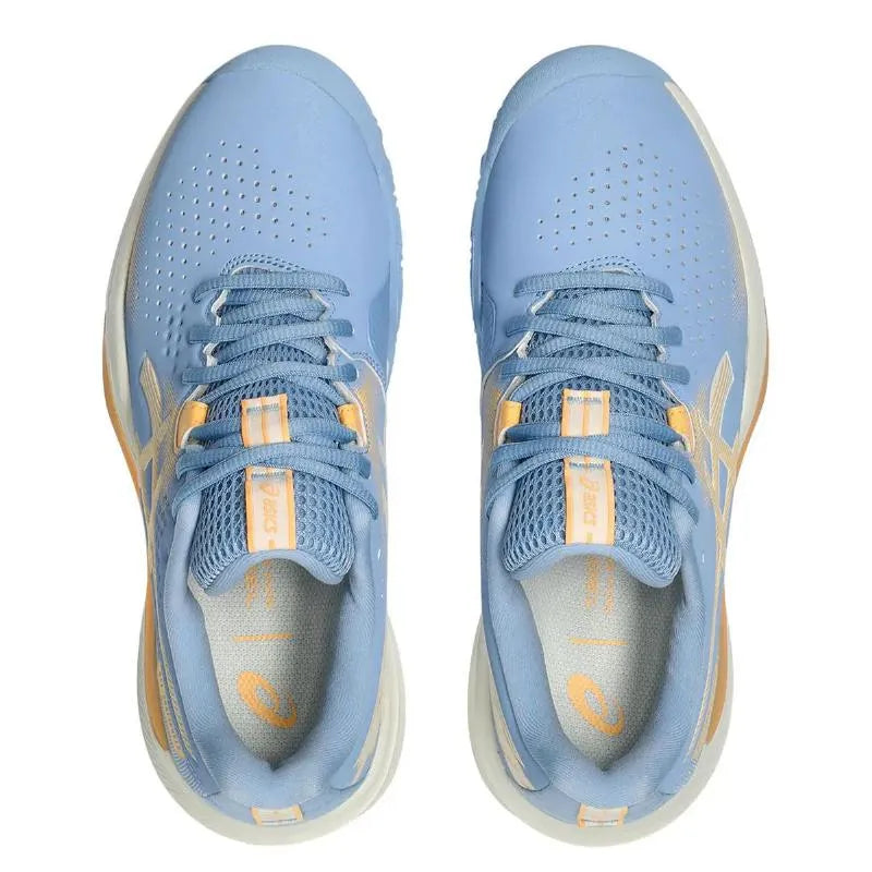 Baskets Femme Asics Gel Challenger 15 Padel Blue Stone Orange - Image 6