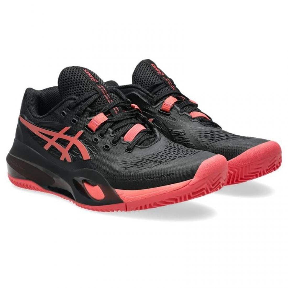 Zapatillas Asics Gel Resolution X Clay Black Red Women''''s Sneakers