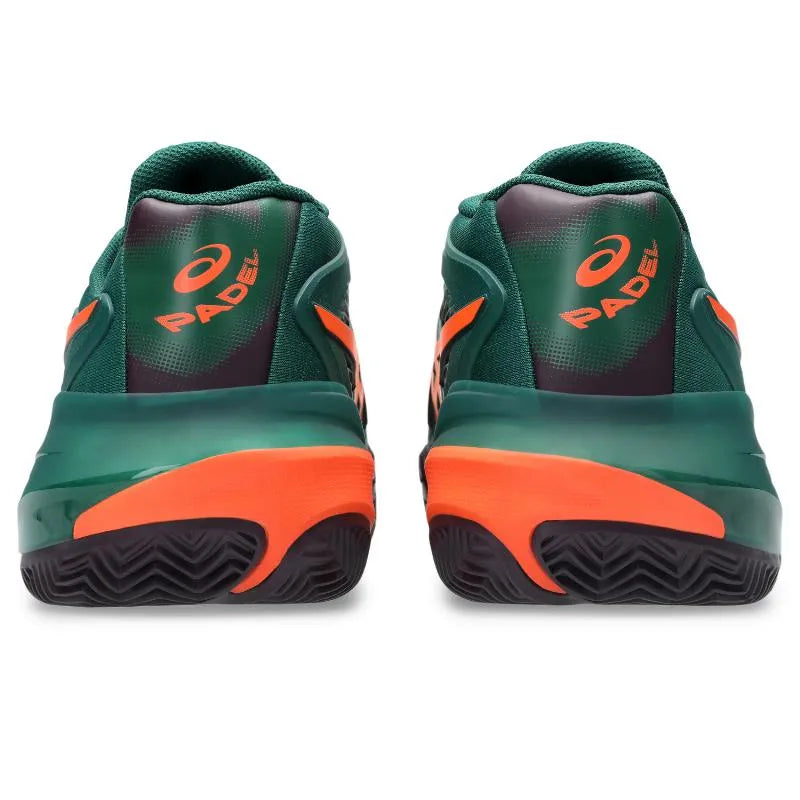 Asics Gel Resolution X Padel Vert Orange - Image 5