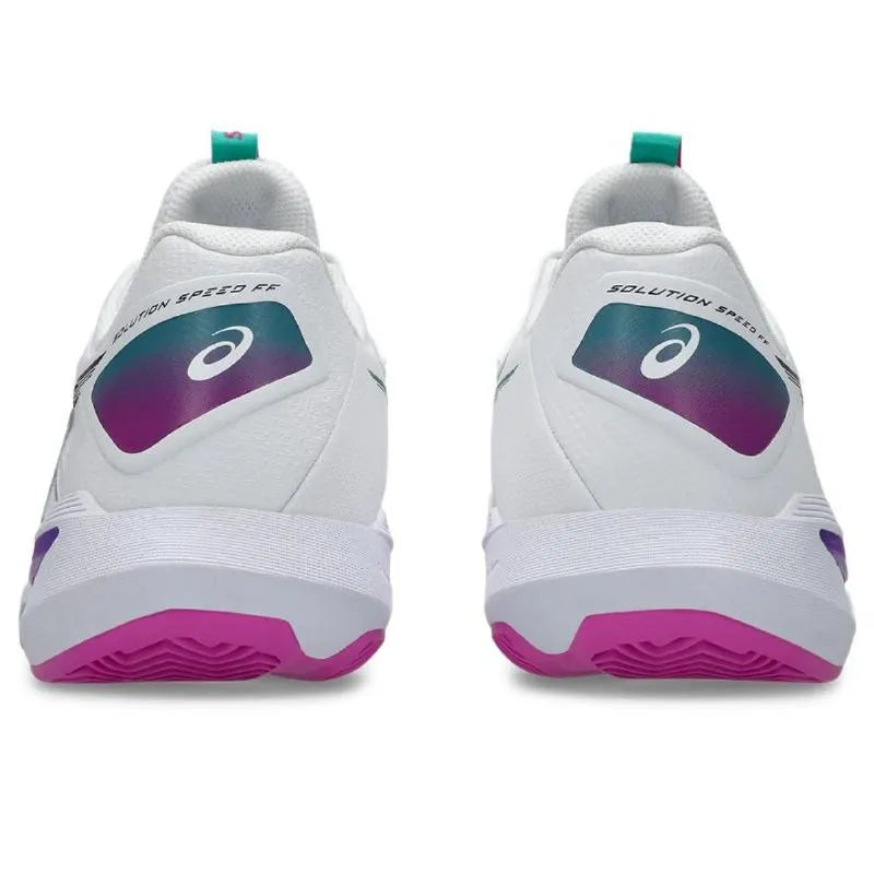 Asics Solution Speed FF 4 Clay White Pink Sneakers - Image 7