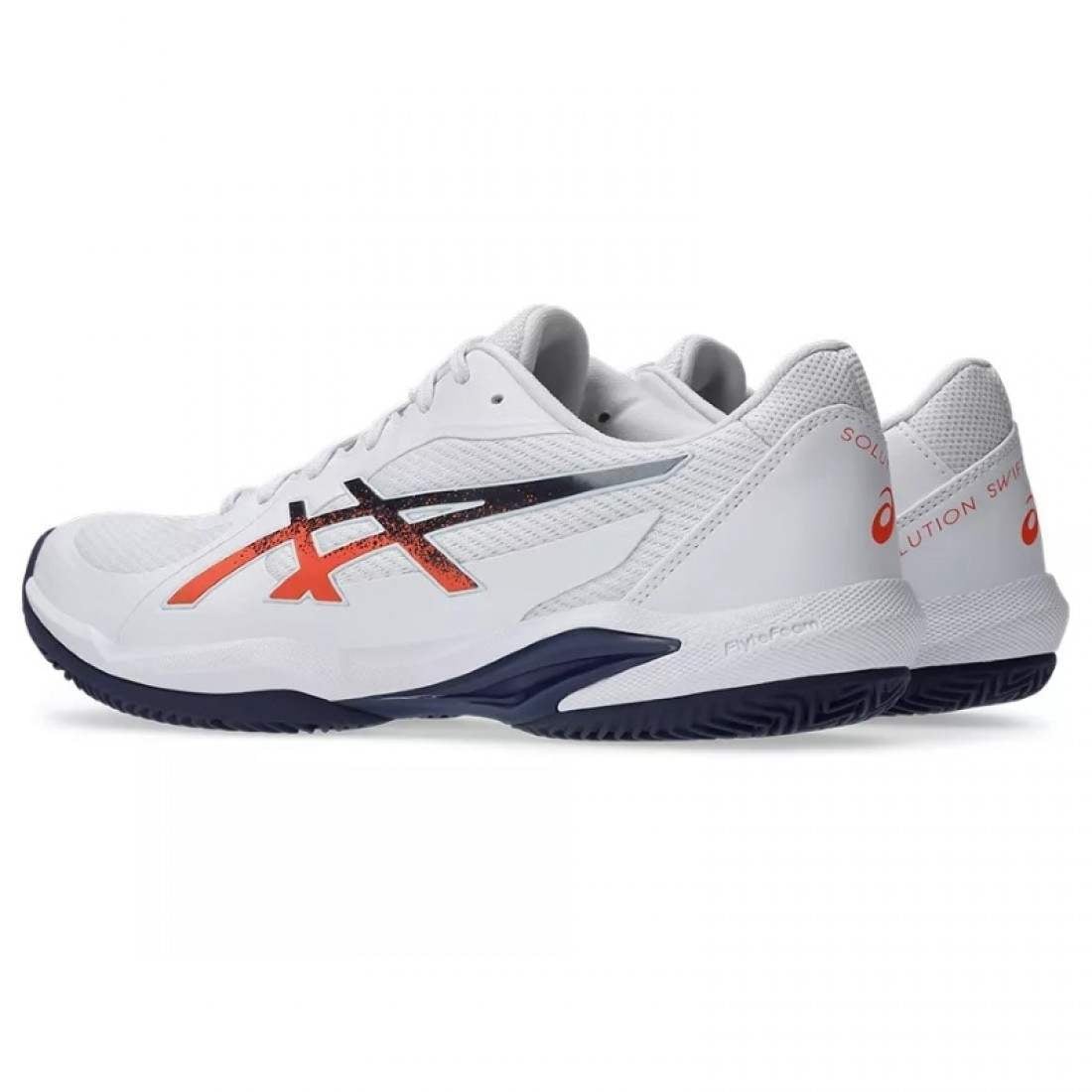 Zapatillas Asics Solution Swift FF 2 Clay White Blue Orange Sneakers