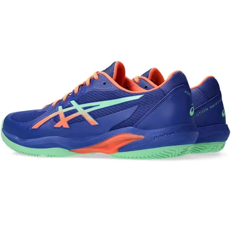 Baskets Asics Solution Swift FF 2 Padel Cobalt Bleu Vert - Image 7