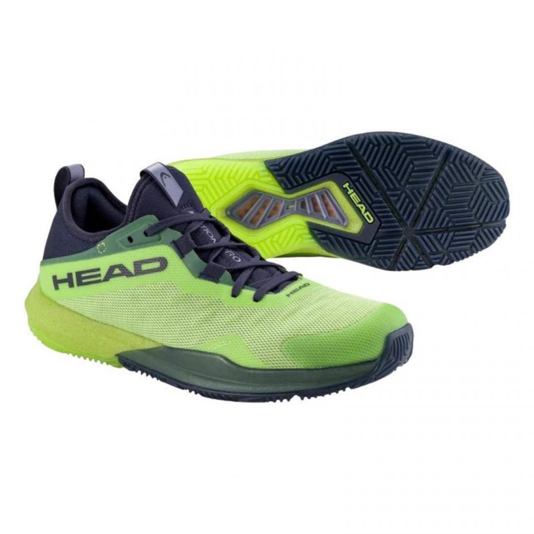 Zapatillas Asics Head Motion Pro Lime Navy Blue Sneakers
