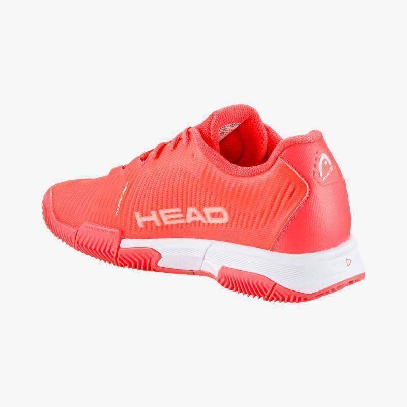 ZAPATILLAS HEAD REVOLT PRO 4.0 CLAY CORAL BLANCO MUJER