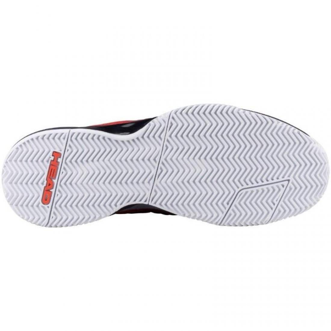 Zapatillas Head Revolt Pro 4.5 Clay Azul Oscuro Rojo