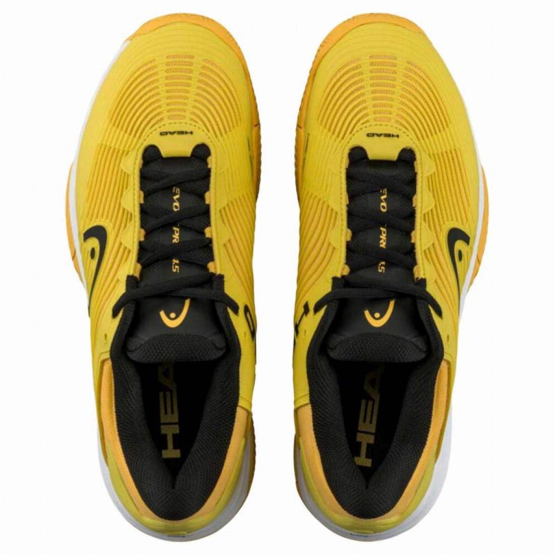 Zapatillas Asics Head Revolt Pro 4.5 Clay Banana Black Shoes