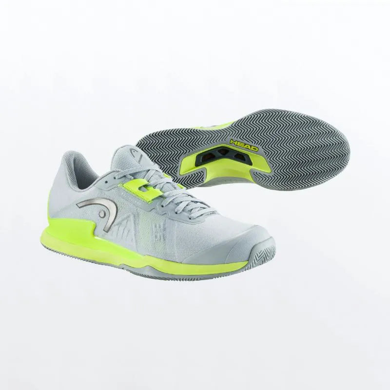 Zapatillas Head Sprint Pro 3.5 Clay Gris Amarillo - Image 10