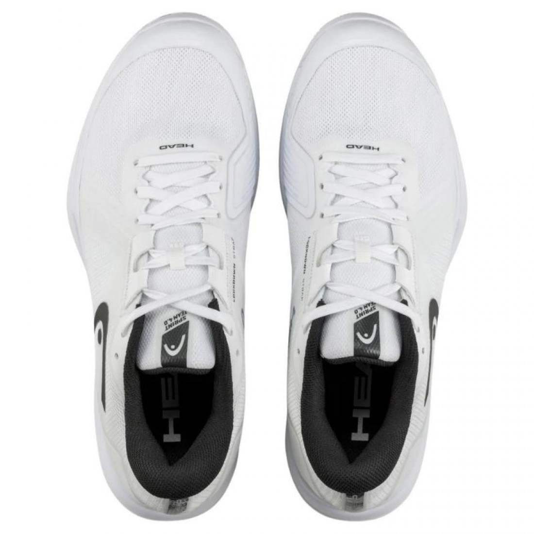 Zapatillas Asics Head Sprint Team 4.0 Clay White Black Sneakers