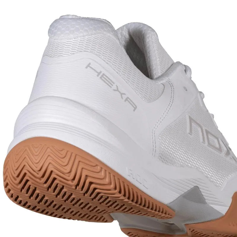 Baskets Nox ML10 Hexa Blanc Marron - Image 5