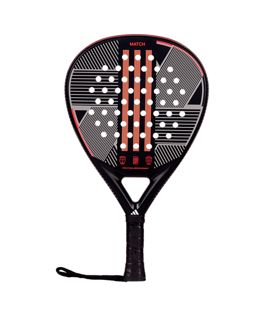 Pala Adidas MATCH 3.3 Negro/Rojo 2024