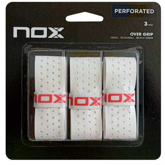 Blister Nox Pro Perforado Blanco 3 Overgrips - Barata Oferta Outlet