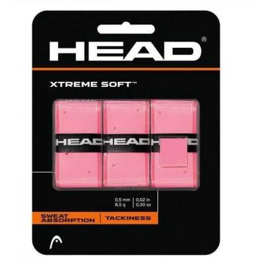 Blister Surgrips Head Xtreme Soft Rose 3 Unités