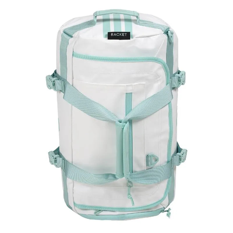 Bolso Adidas Ari Sanchez Duffel Promatch 32L Azul Blanco - Image 3