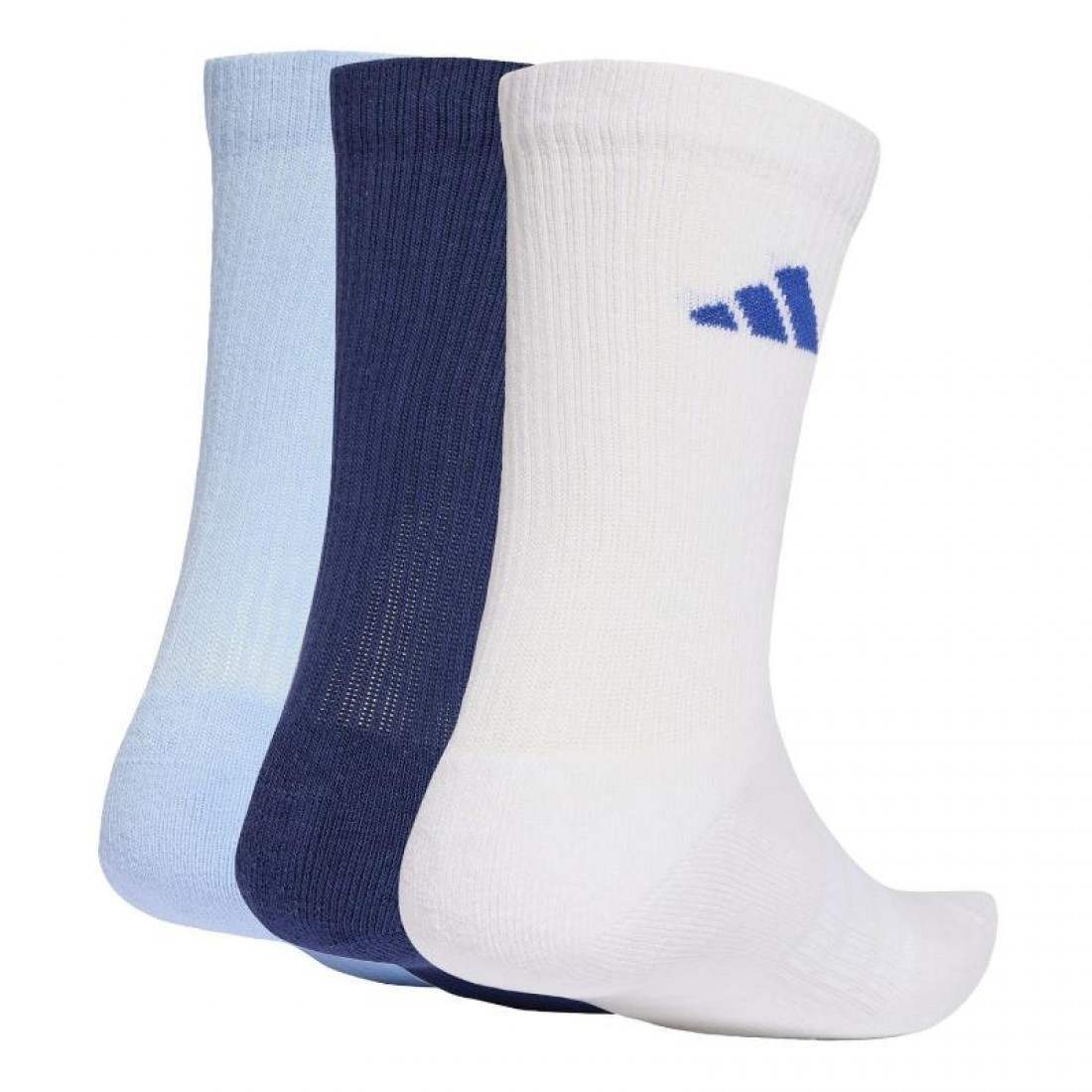 Calcetines Adidas Essentials Crew Azul Marino 3 Pares
