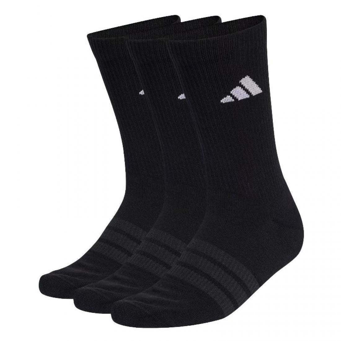 Calcetines Adidas Essentials Crew Negro 3 Pares