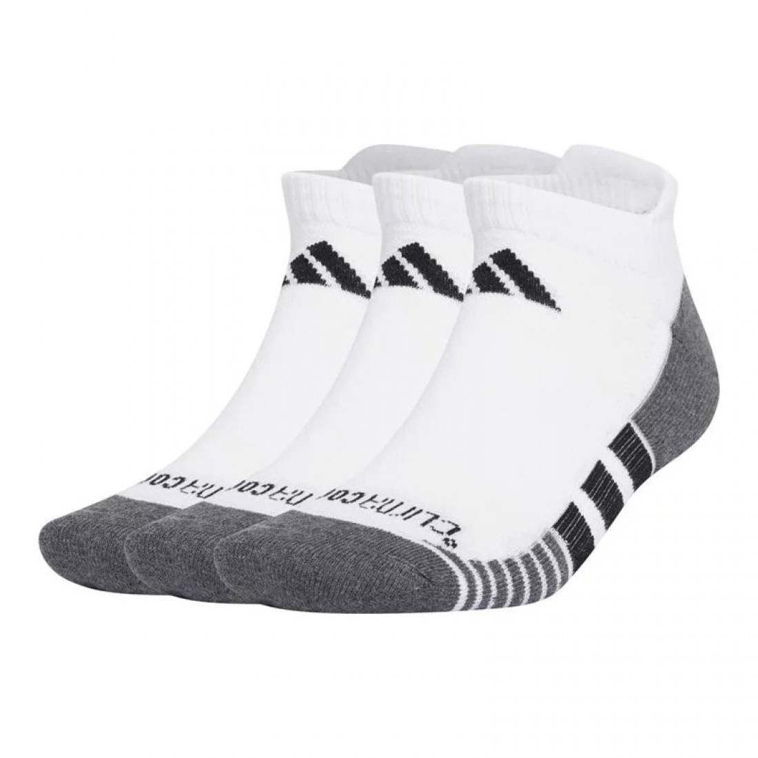 Calcetines Adidas Low Cut Blanco Negro 3 Pares