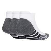 Calcetines Adidas Low Cut Blanco Negro 3 Pares