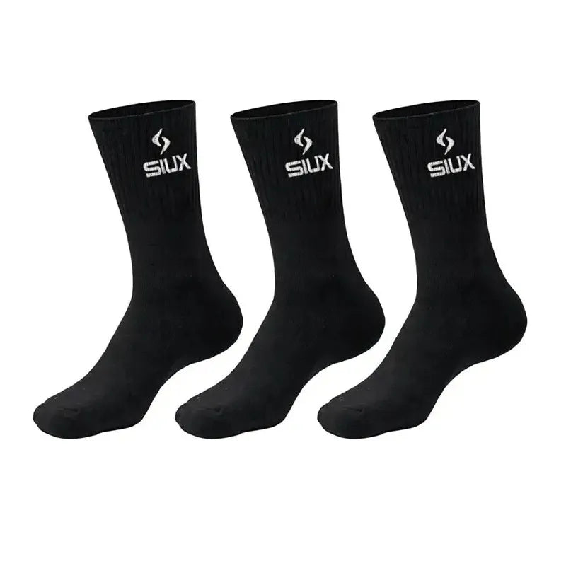 Calcetines Siux Basic 26 Caña Alta Negro 3 Pares