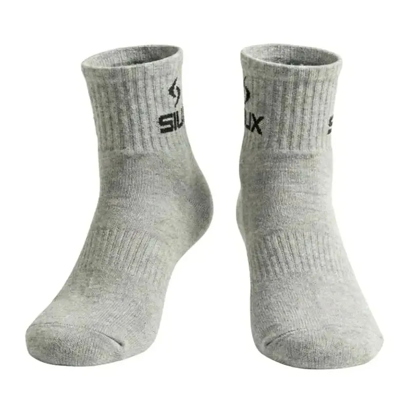 Calcetines Siux Basic 26 Caña Media Gris 3 Pares