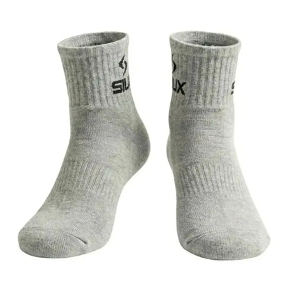 Calcetines Siux Basic 26 Caña Media Gris 3 Pares