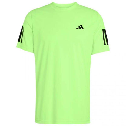 Adidas Club 3 Stripes Lucid Lemon T-Shirt