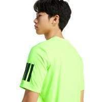 Adidas Club 3 Stripes Lucid Lemon T-Shirt