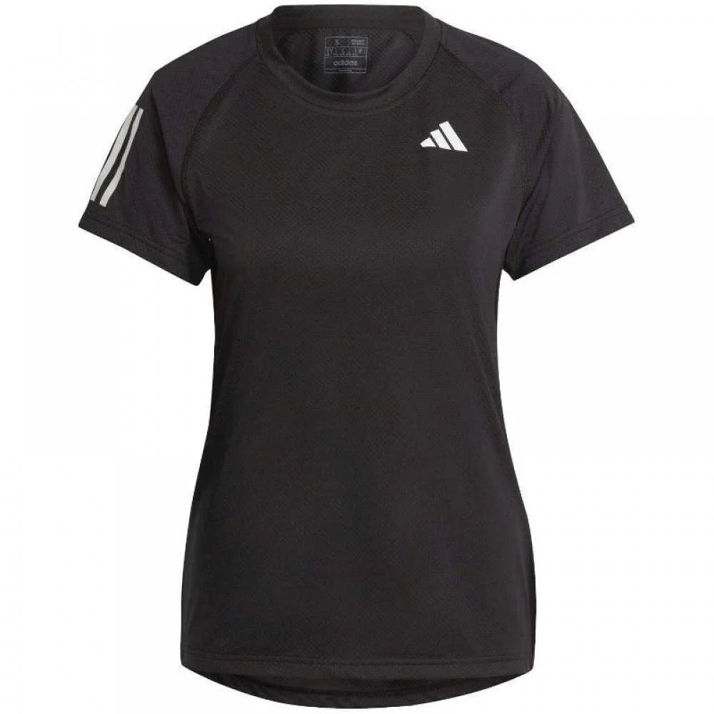 T-shirt Femme Adidas Club Noir Blanc