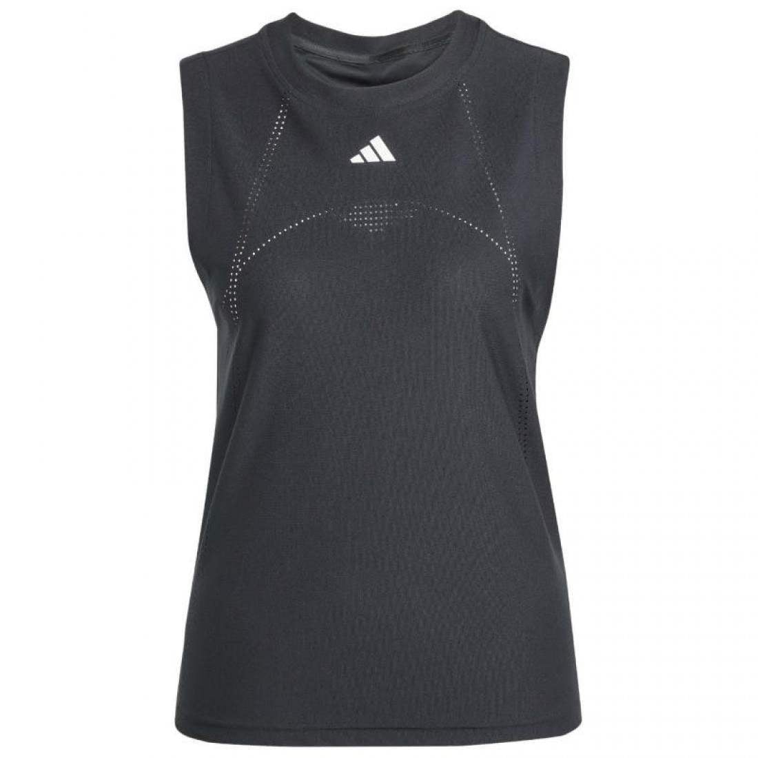 T-shirt femme adidas match pro noir