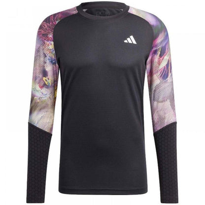 T-shirt Adidas Melbourne Manche Longue Multicolore Noir