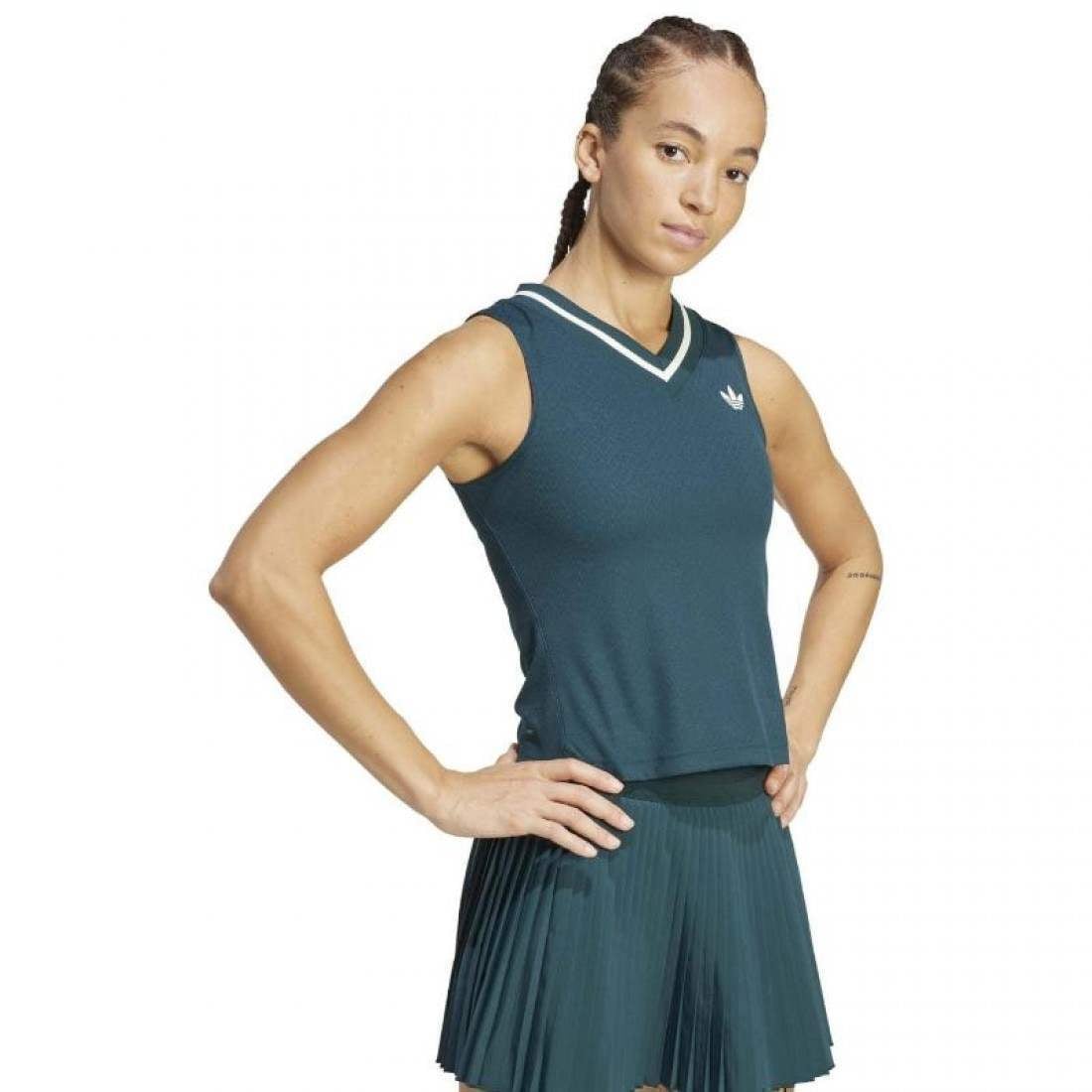 T-shirt Femme Adidas Original London Pro Aurora Vert